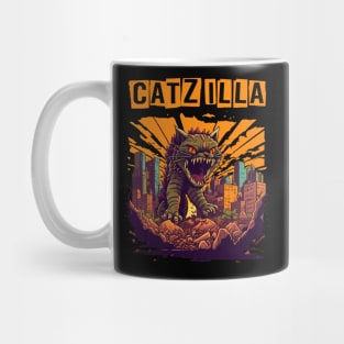 Kaiju Cat Monster - Catzilla Mug